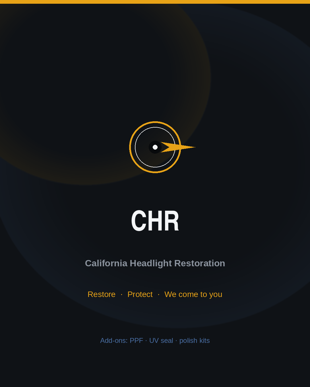 California Headlight Restoration — book for clearer lights